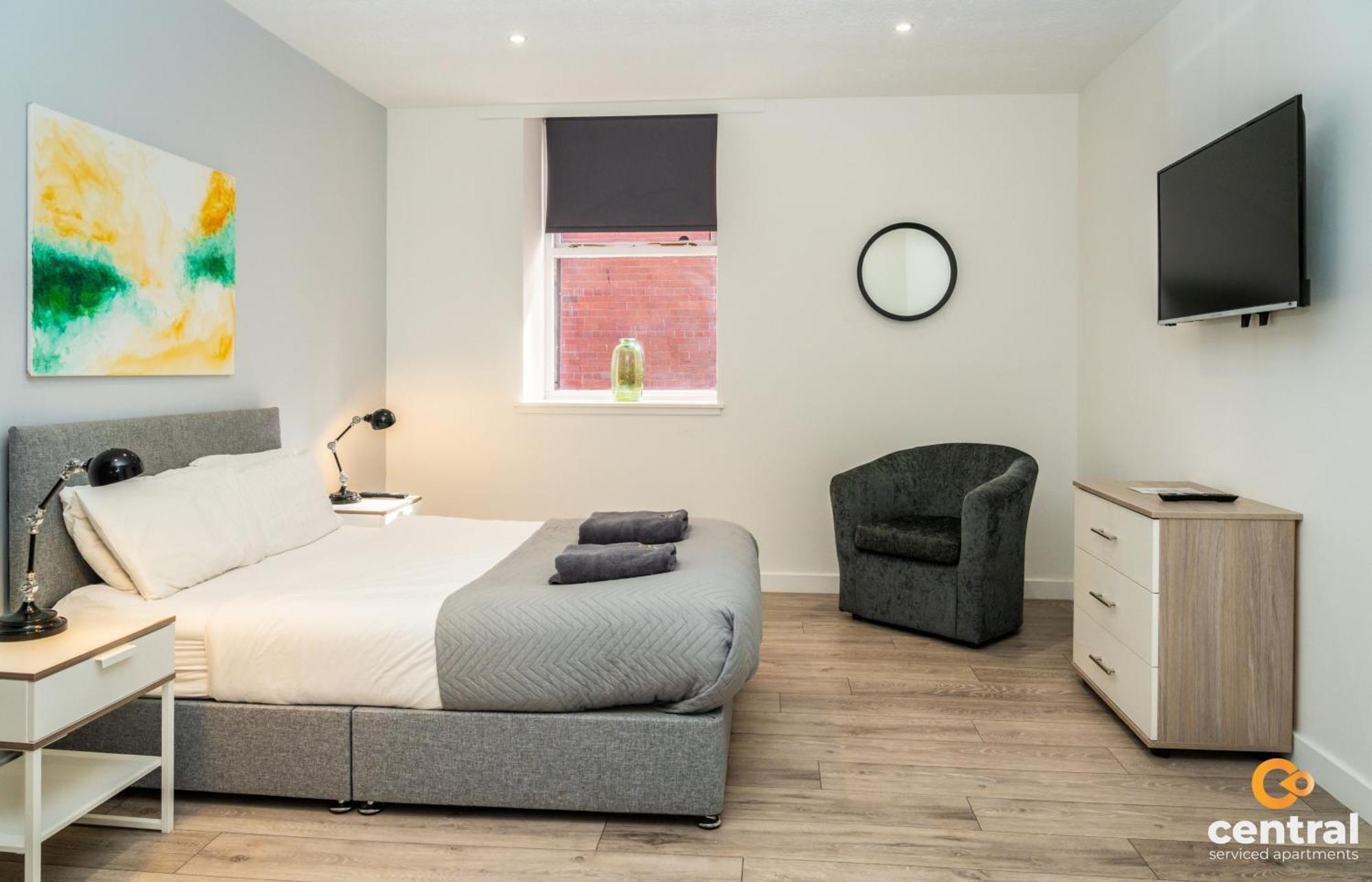 Central Serviced Apartments - 2 Bedroom - Walk Away From City Centre & Universities - Sleeps 4 - 3 X Double Beds - Smart Tvs In All Rooms - Short Term Stays Welcome - Walk Away From Train & Bus Station - Preferred Location For Short Stay In Dundee Buitenkant foto