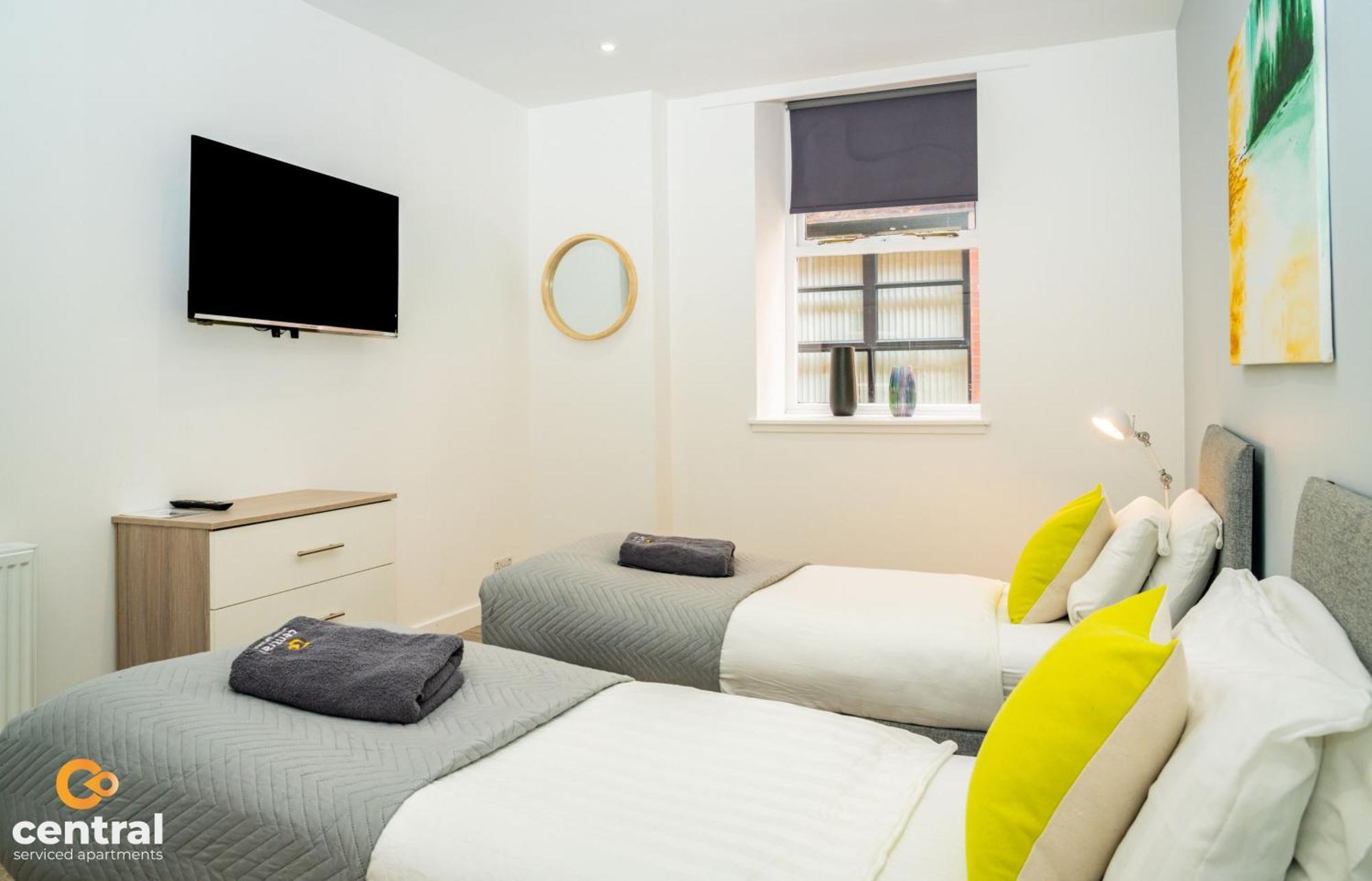 Central Serviced Apartments - 2 Bedroom - Walk Away From City Centre & Universities - Sleeps 4 - 3 X Double Beds - Smart Tvs In All Rooms - Short Term Stays Welcome - Walk Away From Train & Bus Station - Preferred Location For Short Stay In Dundee Buitenkant foto