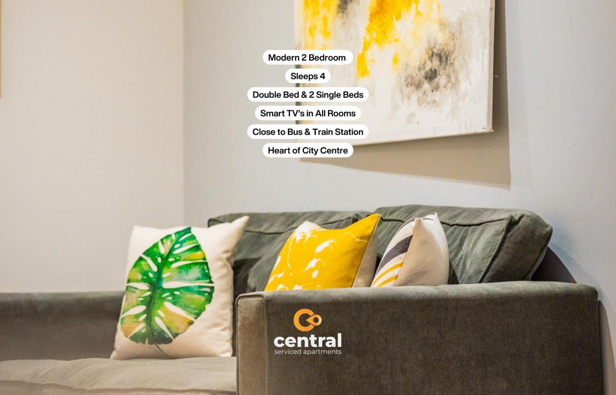 Central Serviced Apartments - 2 Bedroom - Walk Away From City Centre & Universities - Sleeps 4 - 3 X Double Beds - Smart Tvs In All Rooms - Short Term Stays Welcome - Walk Away From Train & Bus Station - Preferred Location For Short Stay In Dundee Buitenkant foto